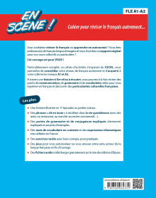 FLE (français langue étrangère). En scène ! - Cahier pour réviser le français autrement... A1-A2