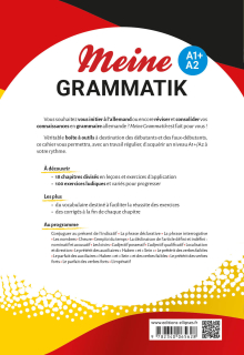 Meine Grammatik A1+/A2 - Cahier pour réviser les bases de la grammaire allemande