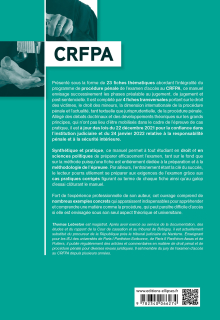 Procédure pénale - À jour des lois du 22 décembre 2021 pour la confiance dans l'institution judiciaire et du 24 janvier 2022 relative à la responsabilité pénale et à la sécurité intérieure