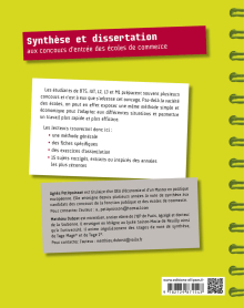 Synthèse et dissertation aux concours d'entrée des écoles de commerce. Bac+2-3-4. EM Lyon, Audencia, Edhec, HEC- ESCP - EAP, Tremplin 1, Passerelle 1 & 2 - méthodes et astuces et 15 sujets corrigés