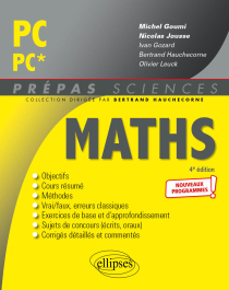 Mathématiques PC/PC* - Programme 2022 - 4e édition