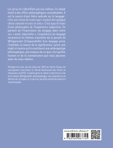 L'expérience du langage - Wittgenstein philosophe de la subjectivité