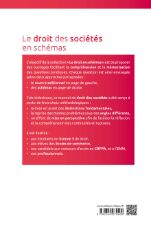 Le droit des sociétés en schémas - À jour de la loi du 14 février 2022 en faveur de l'activité professionnelle indépendante - 5e édition
