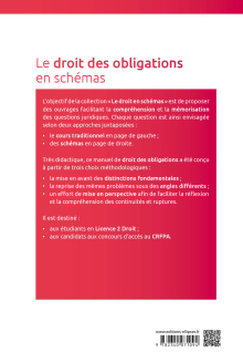 Le droit des obligations en schémas - 2e édition enrichie d'une nouvelle partie relative au régime générale de l'obligation - 2e édition
