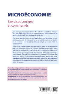 Microéconomie - Exercices corrigés et commentés