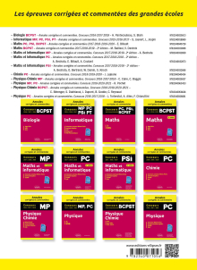 Maths appliquées. ECG. Annales corrigées et commentées. Concours 2019/2020/2021/2022