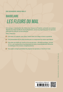 Français, Première. L’œuvre et son parcours : Baudelaire, Les Fleurs du Mal, parcours "Alchimie poétique : la boue et l'or"