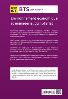 BTS Notariat - Environnement économique et managérial du notariat - Épreuve E3 - 3e édition
