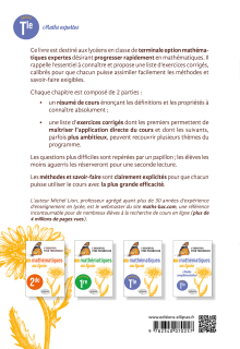 Les mathématiques au lycée - Option Maths expertes Terminale - L'essentiel pour progresser