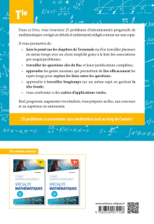 Spécialité Mathématiques - Terminale - Problèmes corrigés d'entraînement progressif