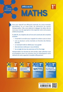 Spécialité Mathématiques - Première - 14 cartes mentales et 120 exercices corrigés