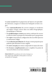 Le latin et le grec au BAC 2023-2024 - Homère, Odyssée, chants XIX et XXIII ; Jean Giono, Naissance de l'Odyssée ; Virgile, Énéide, chant VI ; John Maxwell Coetzee, L'Âge de fer