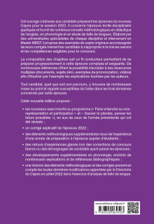 CAPES Anglais - Epreuve écrite disciplinaire appliquée - Session 2023 - Préparation et sujets corrigés - édition 2023