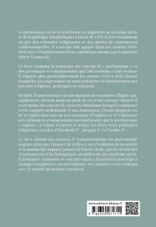 Émergence et transformations du puritanisme en Angleterre (1559-1642)
