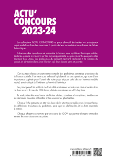 Thèmes sanitaires et sociaux 2023-2024 - Cours et QCM - édition 2023-2024