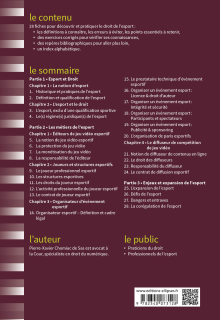 Fiches de Droit et des Métiers de l'esport