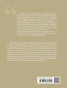 Le vocabulaire grec de la philosophie - 2e édition