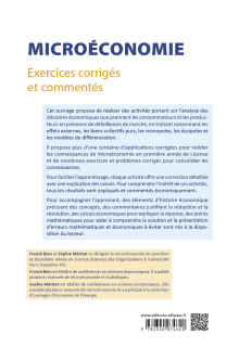 Microéconomie. Exercices corrigés et commentés. L2