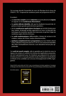 Physique en PC/PC* - Le cours complet - Programme 2022