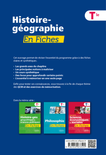 Histoire-géographie en fiches - Terminale