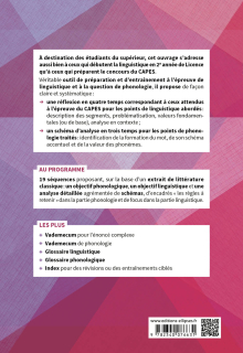 Linguistique et phonologie de l'anglais - Méthode, analyse détaillée et entraînement [Licence - Master - CAPES]