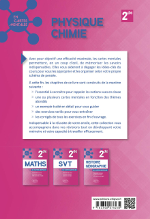 Physique-Chimie - Seconde - 10 cartes mentales et 66 exercices corrigés