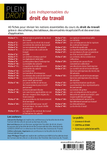 Les indispensables du droit du travail - 2e édition