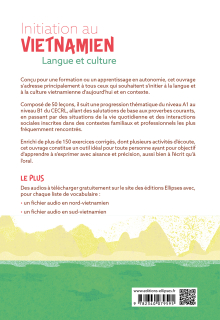 Initiation au vietnamien - Langue et culture. A1 vers B1