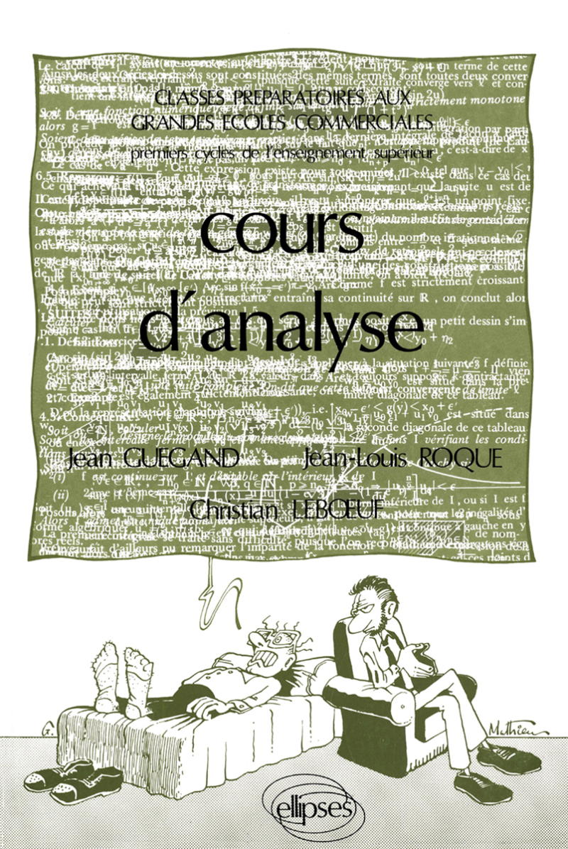 Cours d'analyse - 2e édition