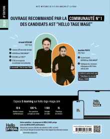 Le Manuel d’Entraînement du TAGE MAGE - 12 tests blancs + 1100 questions + 1100 vidéos - 8e édition - édition 2024