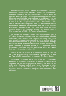 Agrégation anglais 2024. Anonyme. Sir Gawain and the Green Knight et film The Green Knight de David Lowery (2021)