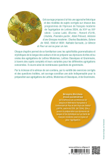 Grammaire et stylistique. Agrégation de Lettres 2024 - Louise Labé, Œuvres ; Honoré d’Urfé, L’Astrée ; Abbé Prévost, Histoire d’une Grecque moderne ; Charles Baudelaire, Salons de 1845, 1846 et 1859 ; Nathalie Sarraute, Le Silence ; Pour un oui ou pour un non