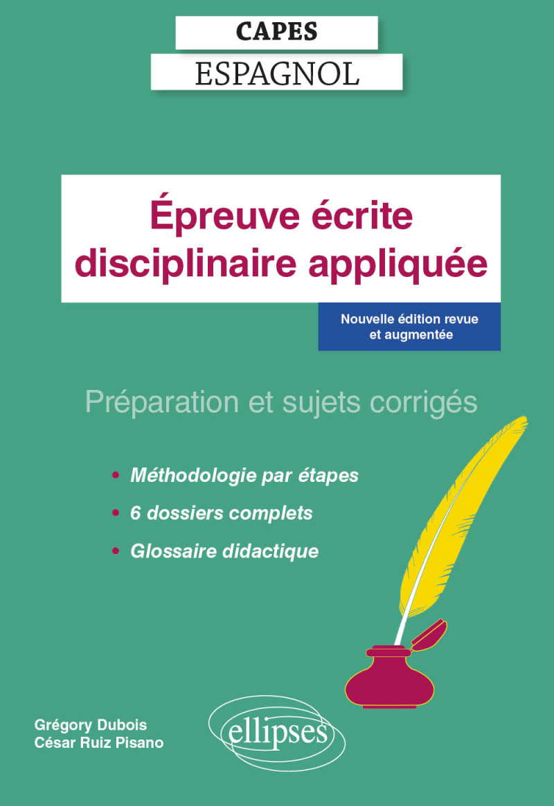 CAPES Espagnol - Epreuve disciplinaire appliquée - Session 2024 - Préparation et sujets corrigés