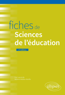 Fiches de sciences de l'éducation - 3e édition