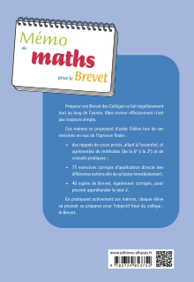 Mémo de mathématiques pour le brevet