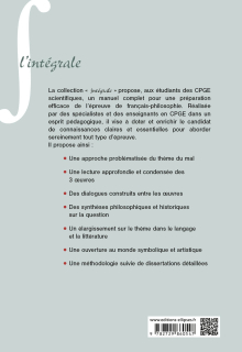 Epreuve français et philosophie. Classes préparatoires scientifiques. Le mal (Macbeth, William Shakespeare, Profession de foi du vicaire savoyard, Jean-Jacques Rousseau, Les Âmes fortes, Jean Giono)