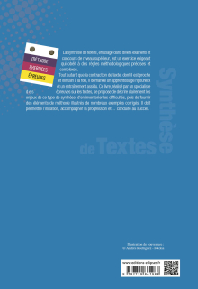 La synthèse de textes - Méthode, exercices et épreuves - Nouvelle édition