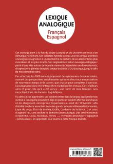 Lexique analogique français-espagnol - Du Siècle d'Or à nos jours