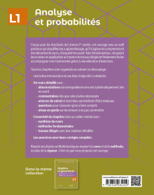 Analyse et Probabilités - Licence 1re année - Cours et travaux dirigés de mathématiques