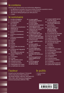 Fiches de Droit des obligations - 7e édition