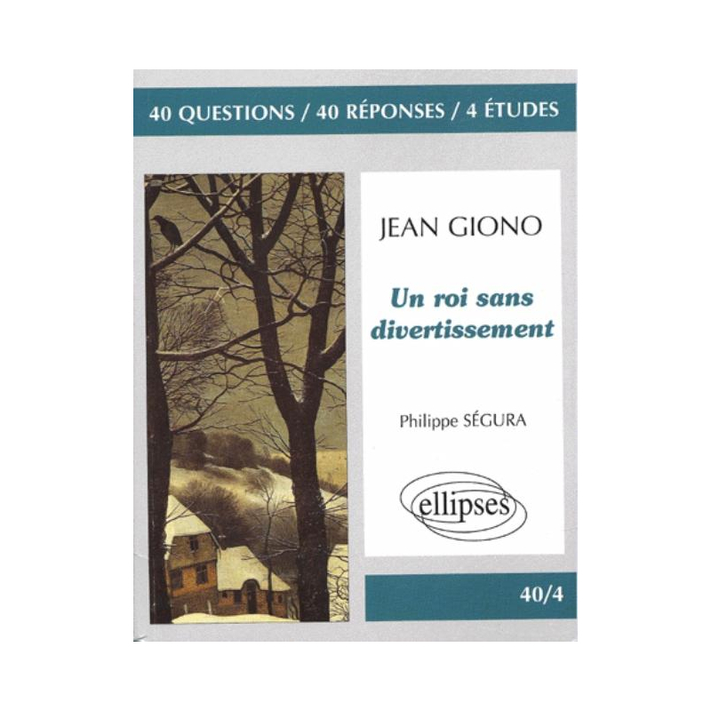 Giono, Un roi sans divertissement