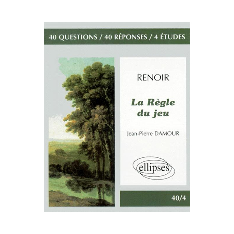 Renoir, La Règle du jeu