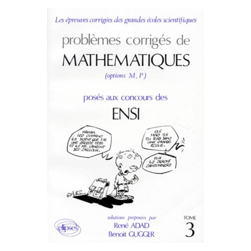 Mathématiques ENSI 1986-1987 - Tome 3