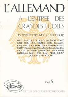 Allemand tome 5 épreuves 80/83 (L')