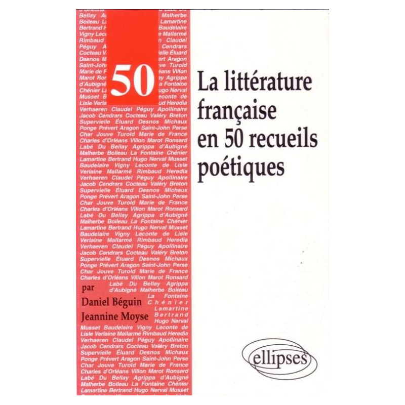 La littérature française en 50 recueils poétiques