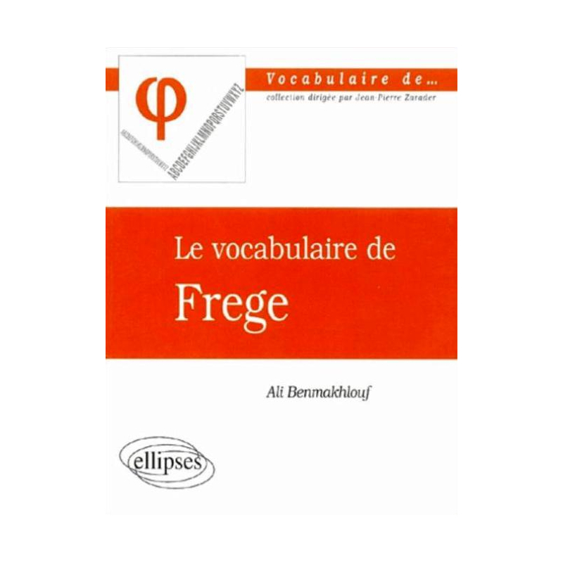 vocabulaire de Frege (Le)