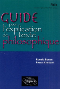 Guide pour l'explication de texte philosophique - Terminales L/ES/S