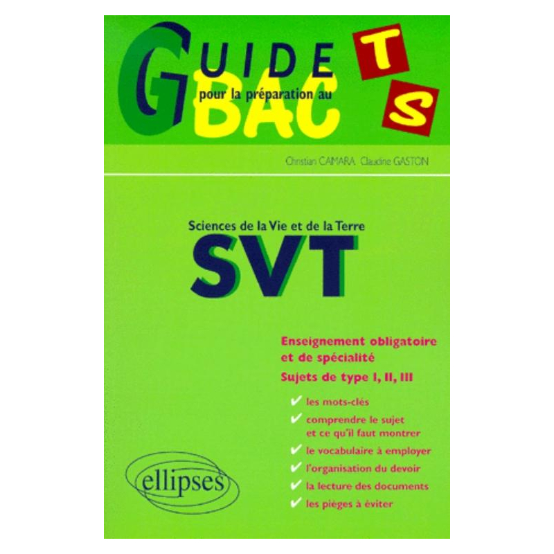 Sciences de la Vie et de la Terre - Terminale S