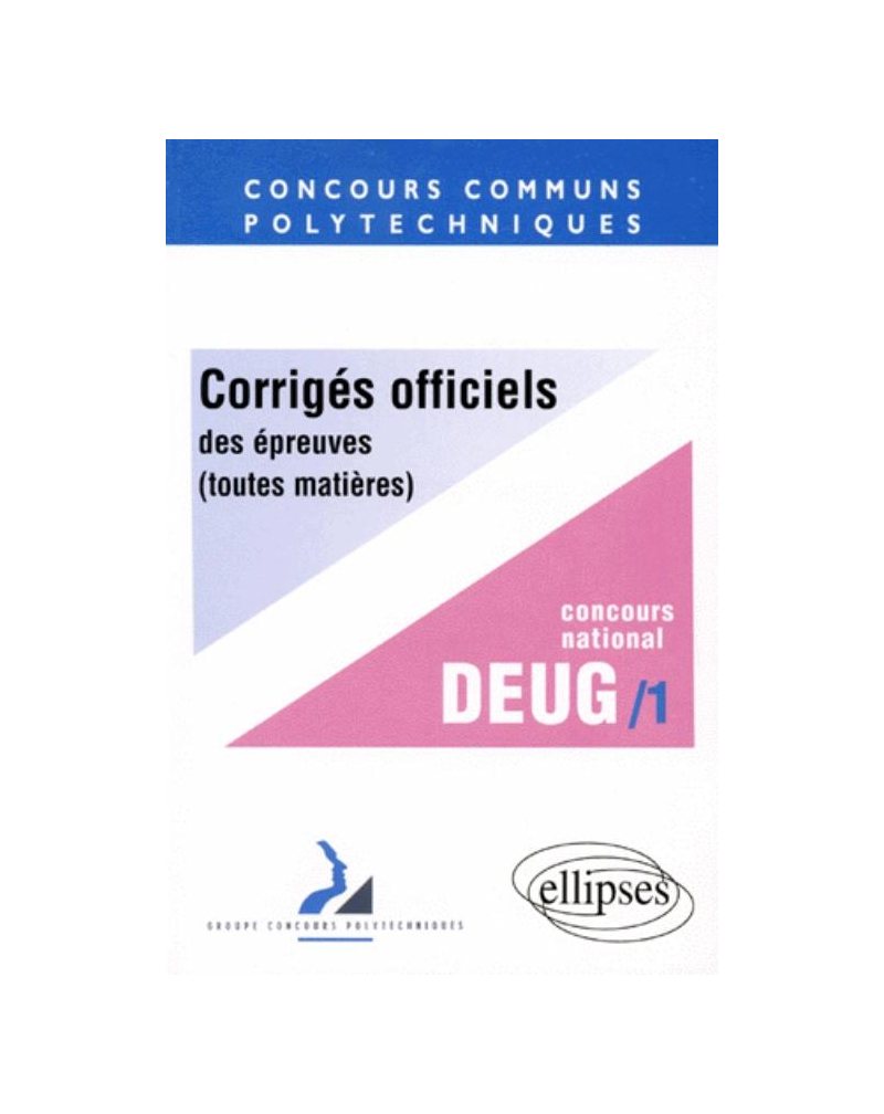 COR.EPREUV.CCOM.ENSI DEUG 1