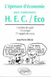 L'épreuve d'économie aux concours de la voie HEC - sujets 88 à 92